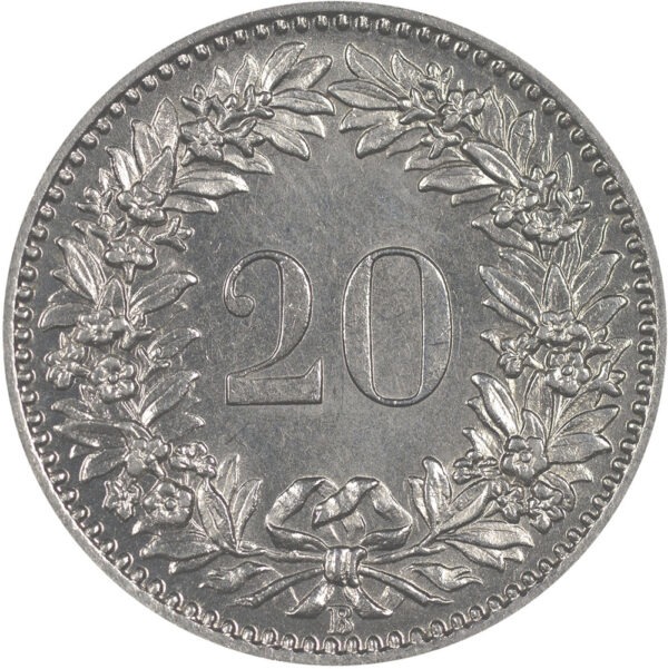 20 Rappen, 1897, unzirkuliert