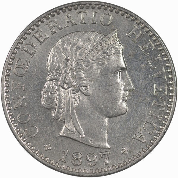 25895_1 20 Rappen, 1897, unz/stgl