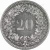 20 Rappen, 1898, Stempelglanz