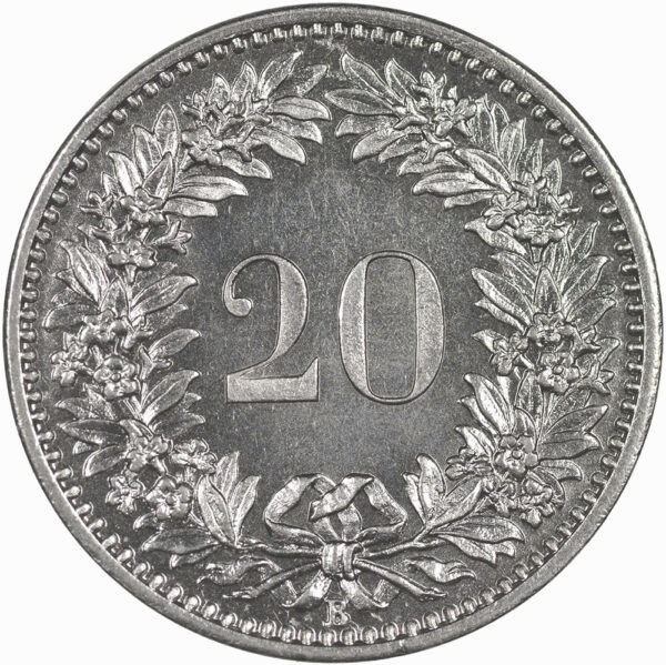 20 Rappen, 1898, Stempelglanz