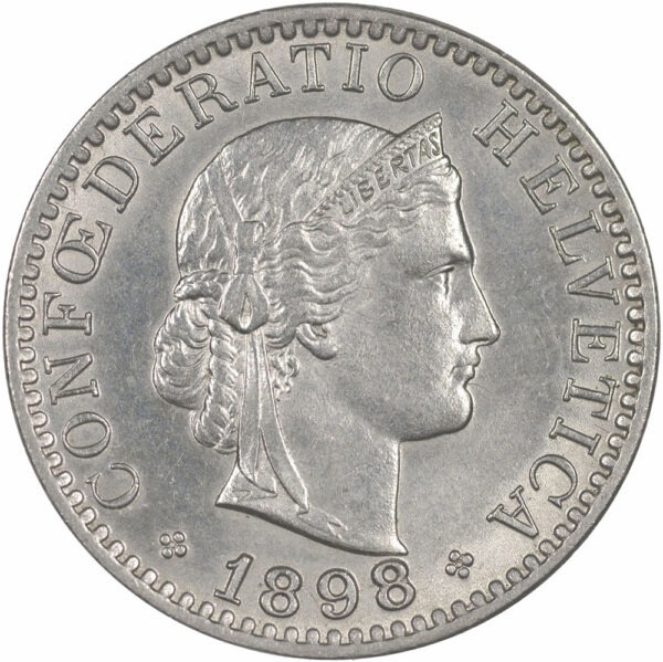 25902_1 20 Rappen, 1898, unzirkuliert