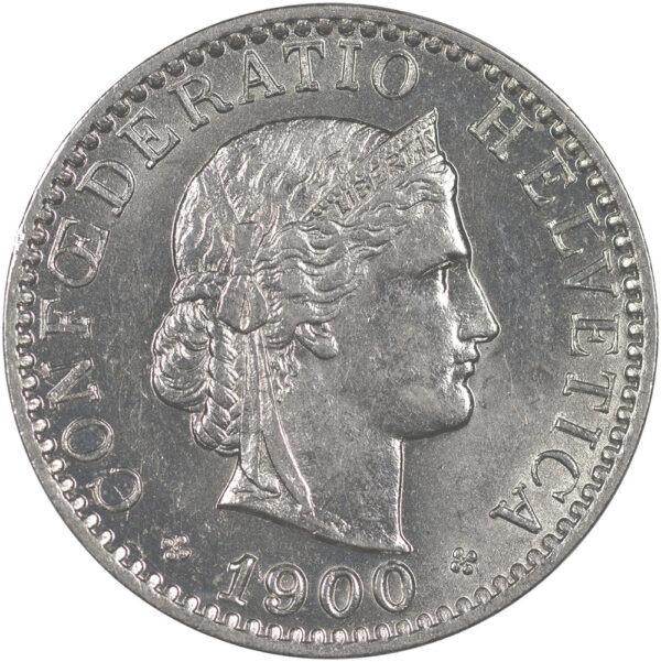 20 Rappen, 1900, unz/stgl