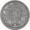 20 Rappen, 1902, unzirkuliert