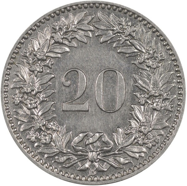 20 Rappen, 1903, vz-unz