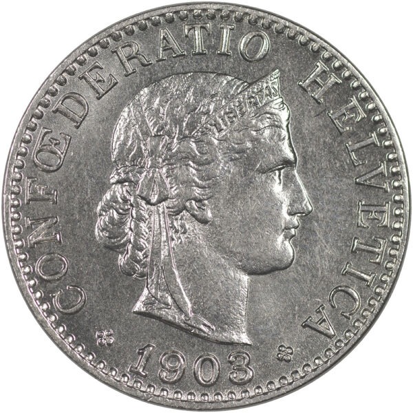 25915_1 20 Rappen, 1903, unz/stgl