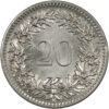 20 Rappen, 1907, unz/stgl