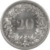 20 Rappen, 1907, Stempelglanz