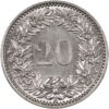 20 Rappen, 1909, unzirkuliert