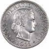 20 Rappen, 1911, Stempelglanz