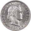 20 Rappen, 1912, Stempelglanz