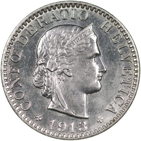 25934_1 20 Rappen, 1913, unzirkuliert