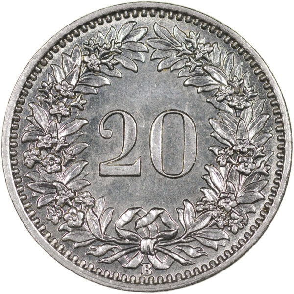 20 Rappen, 1913, unzirkuliert