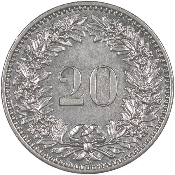 20 Rappen, 1913, unz/stgl
