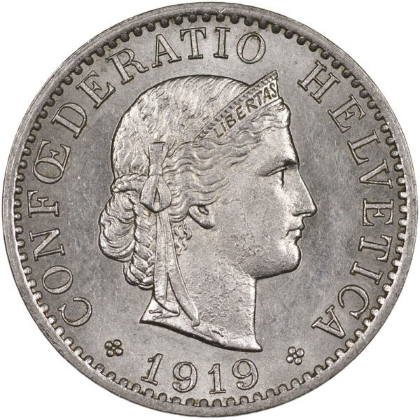25937_1 20 Rappen, 1919, unz/stgl
