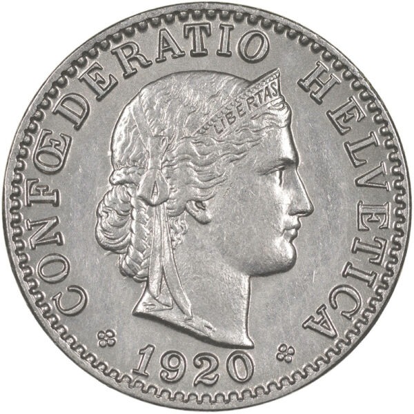 25940_1 20 Rappen, 1920, unzirkuliert