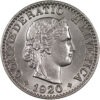 20 Rappen, 1920, unz/stgl
