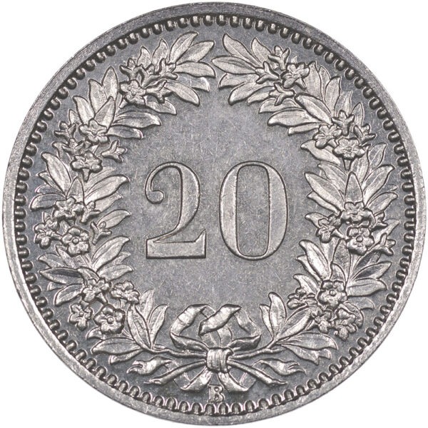 20 Rappen, 1920, Stempelglanz