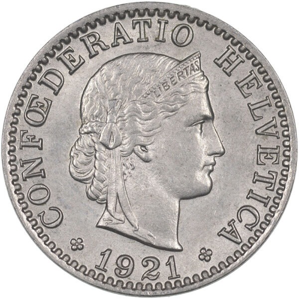 25943_1 20 Rappen, 1921, unzirkuliert