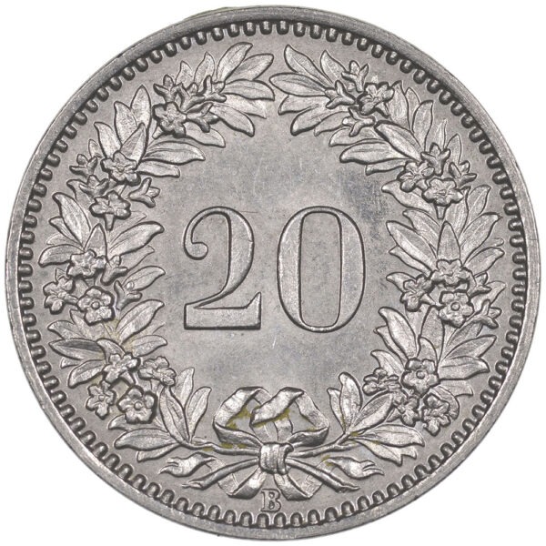 20 Rappen, 1921, unzirkuliert