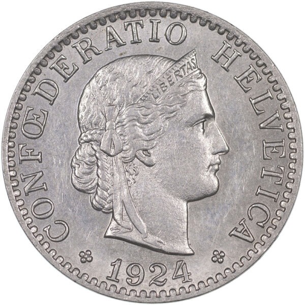 25947_1 20 Rappen, 1924, unzirkuliert