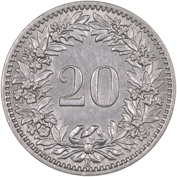 20 Rappen, 1924, unzirkuliert