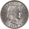 20 Rappen, 1924, Stempelglanz