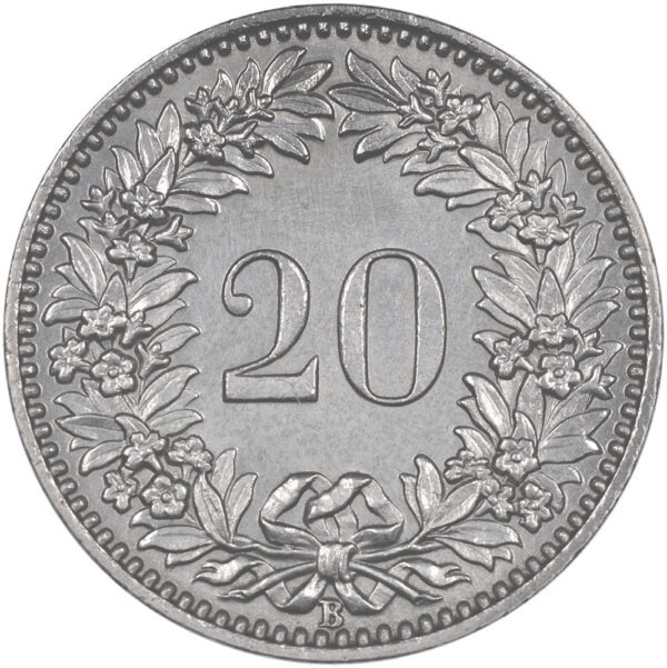 20 Rappen, 1925, unzirkuliert