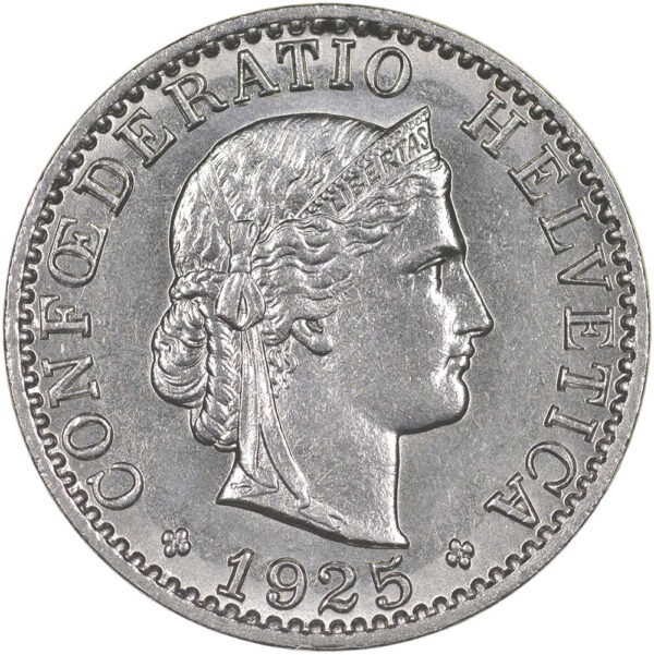 25951_1 20 Rappen, 1925, unz/stgl