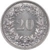 20 Rappen, 1925, unz/stgl