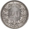 20 Rappen, 1925, Stempelglanz