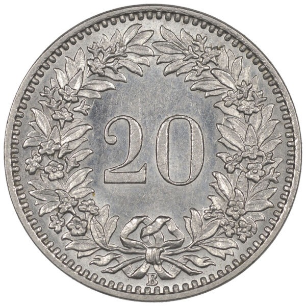 20 Rappen, 1927, unzirkuliert
