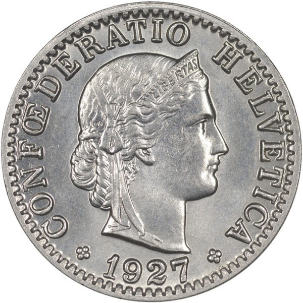 25959_1 20 Rappen, 1927, unz/stgl