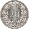20 Rappen, 1929, Stempelglanz