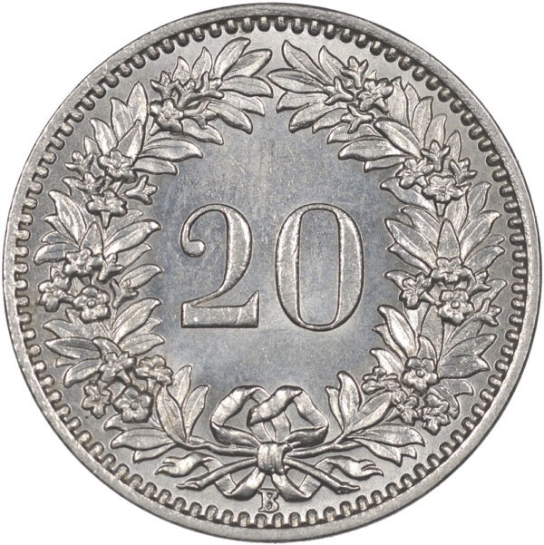 20 Rappen, 1930, unz/stgl