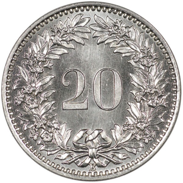 20 Rappen, 1929, unz/stgl