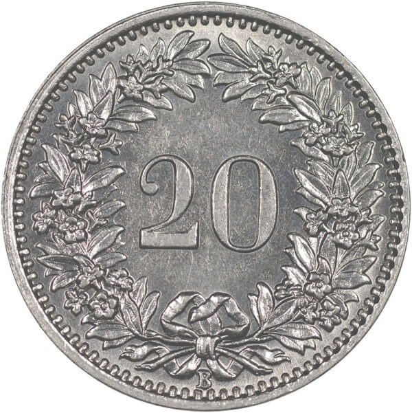 20 Rappen, 1931, unzirkuliert