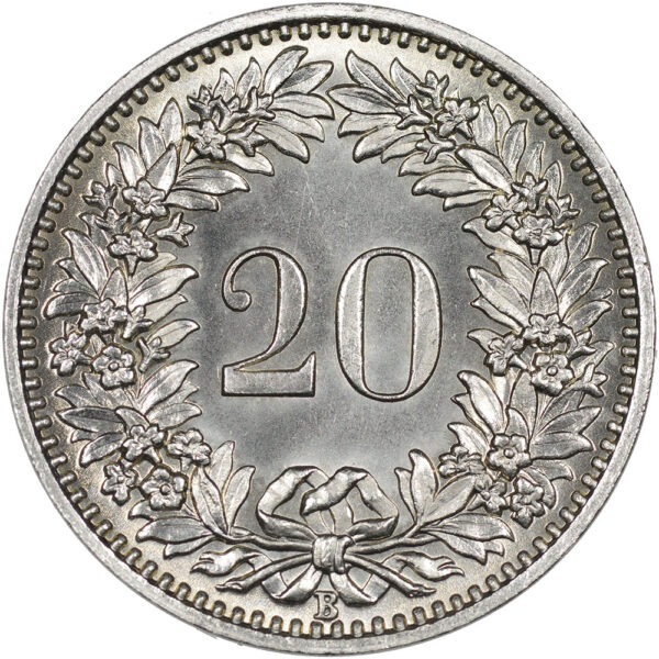 20 Rappen, 1931, Stempelglanz