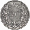20 Rappen, 1933, unz/stgl