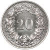 20 Rappen, 1934, unzirkuliert