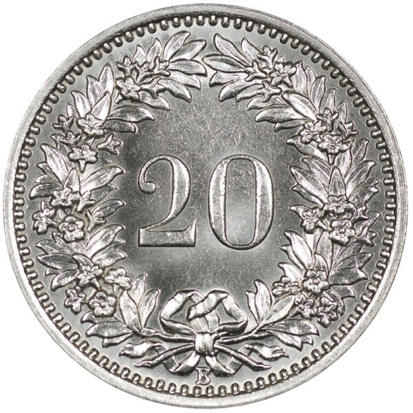 20 Rappen, 1934, unzirkuliert