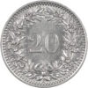 20 Rappen, 1938, unzirkuliert