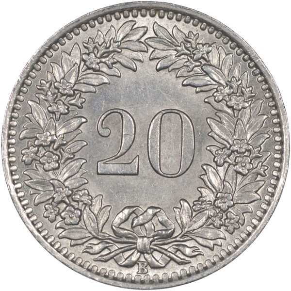 20 Rappen, 1939, unzirkuliert