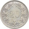 20 Rappen, 1943, Stempelglanz