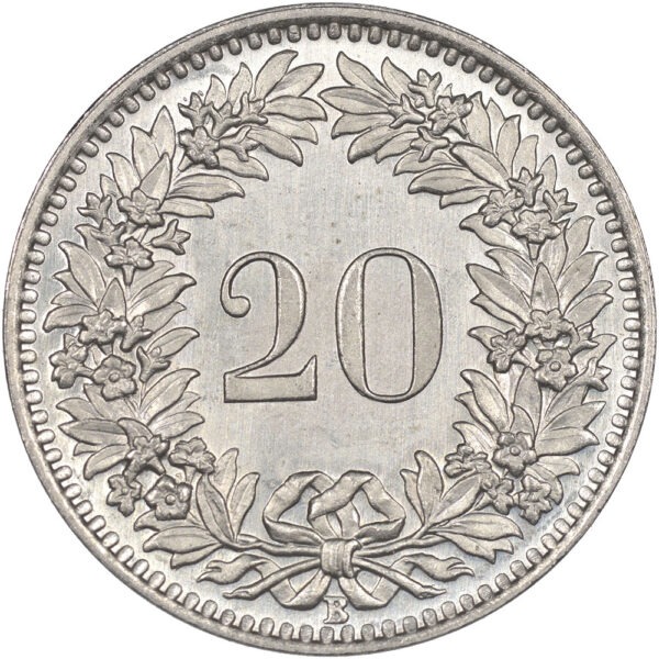 20 Rappen, 1943, Erstabschlag