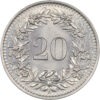 20 Rappen, 1944, Stempelglanz