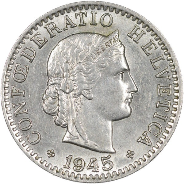 25992_1 20 Rappen, 1945, fast unzirkuliert