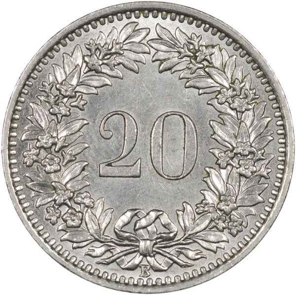20 Rappen, 1945, fast unzirkuliert
