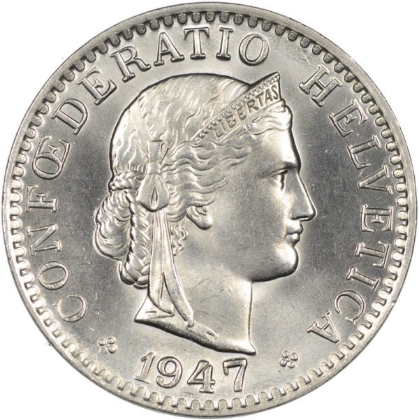 25997_1 20 Rappen, 1947, unz/stgl