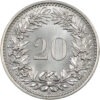 20 Rappen, 1947, Stempelglanz