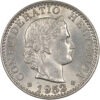 20 Rappen, 1952, unz/stgl